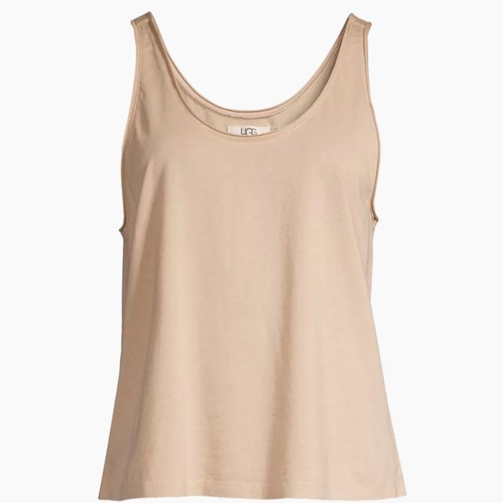 Ugg Coralynn‎ Cotton Blend Tank- Light Tan